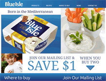 Tablet Screenshot of blueislespread.com